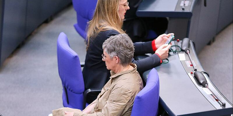 Katharina Dröge und Britta Haßelmann am 25.03.2025 - Foto: über dts Nachrichtenagentur