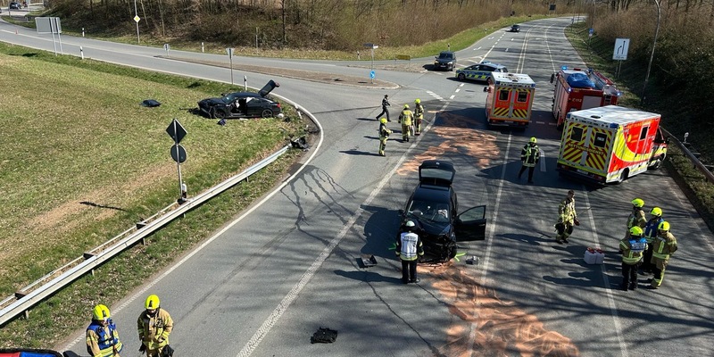 FW-DT: Verkehrsunfall auf dem Nordring - Foto: presseportal.de