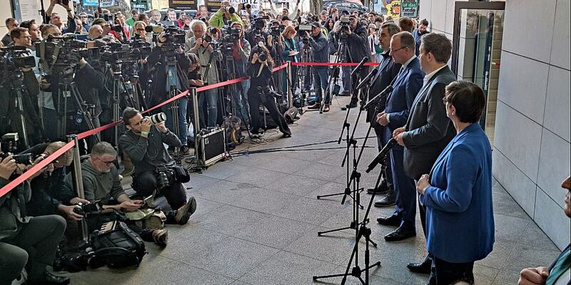 Koalitionsverhandlungen zwischen Union und SPD am 28.03.2025 - Foto: über dts Nachrichtenagentur