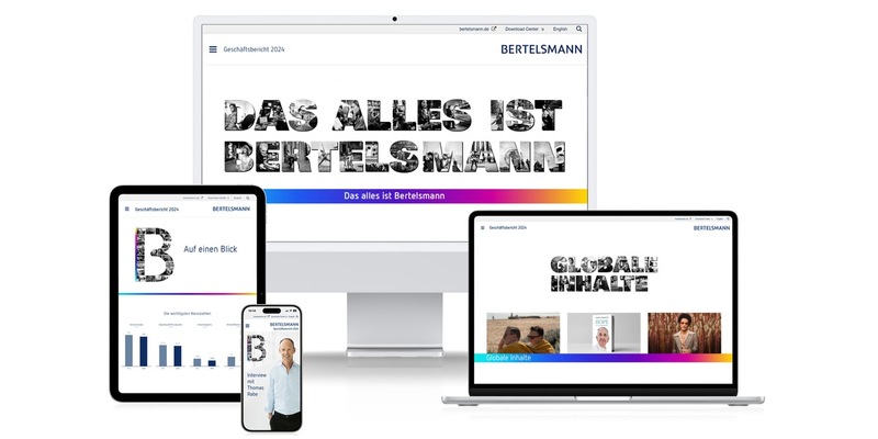 Internationale Auszeichnungen für den Bertelsmann-Geschäftsbericht 2024 - Foto: presseportal.de