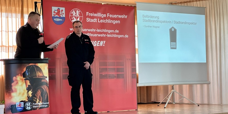 FW Leichlingen: Jahreshauptversammlung der Freiwilligen Feuerwehr Leichlingen 2025 - Foto: presseportal.de
