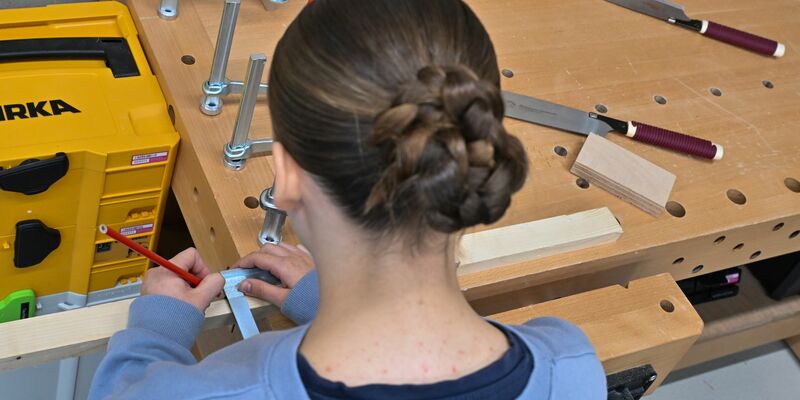 Junge Frauen streben öfter in den Beruf der Tischlerin. (Symbolbild) - Foto: Patrick Pleul/dpa