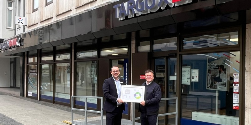 TARGOBANK erhält DGNB Platin-Zertifikat für nachhaltige Innenräume - Foto: presseportal.de