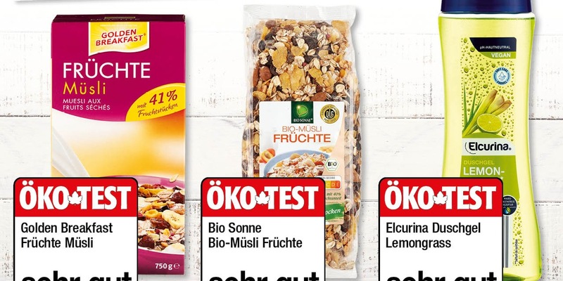 NORMA bekommt für Müslis und Duschgel von ÖKO-TEST gleich dreimal das Prädikat sehr gut / Ökotest April 2025 zeichnet NORMA Eigenmarken aus - Foto: presseportal.de