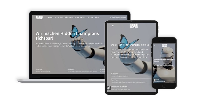 hidden-champions.de: Schlütersche launcht redaktionelle Plattform rund um die Welt der internationalen Marktführer aus Deutschland - Foto: presseportal.de