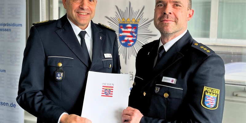 POL-DA: Rüsselsheim: Führungswechsel bei der Polizeidirektion Groß-Gerau/Kriminaldirektor Florian Steinkopf neuer Leiter - Foto: presseportal.de