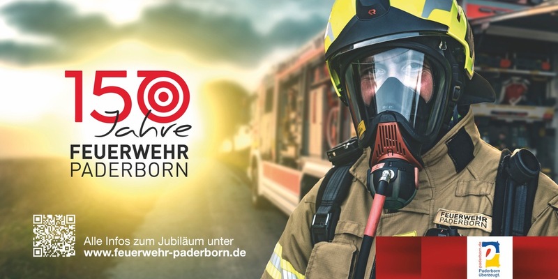 FW Paderborn: 150-jähriges Jubiläum der Feuerwehr Paderborn - Foto: presseportal.de