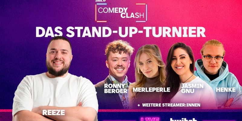 Streamer Reeze ist neuer Host beim Comedy Clash auf Twitch - Foto: presseportal.de