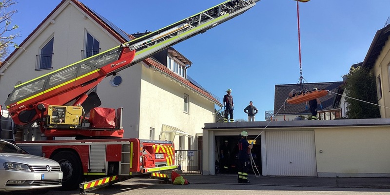FW-M: Drehleiterrettung mit Plan B (Thalkirchen-Obersendling) - Foto: presseportal.de