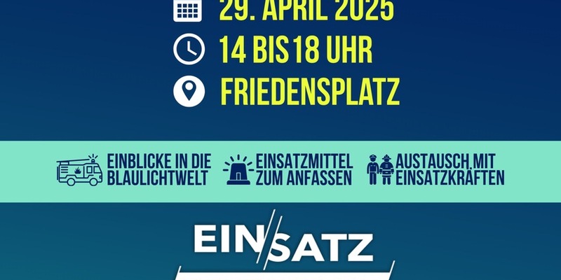 POL-DA: Darmstadt: Respekt zeigen - Respekt erfahren: Begegnungen mit der Blaulichtfamilie am 29.4.2025 auf dem Friedensplatz in Darmstadt - Foto: presseportal.de