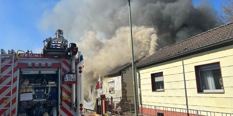 POL-PPWP: Hausbrand - Dammühle gesperrt - Foto: presseportal.de