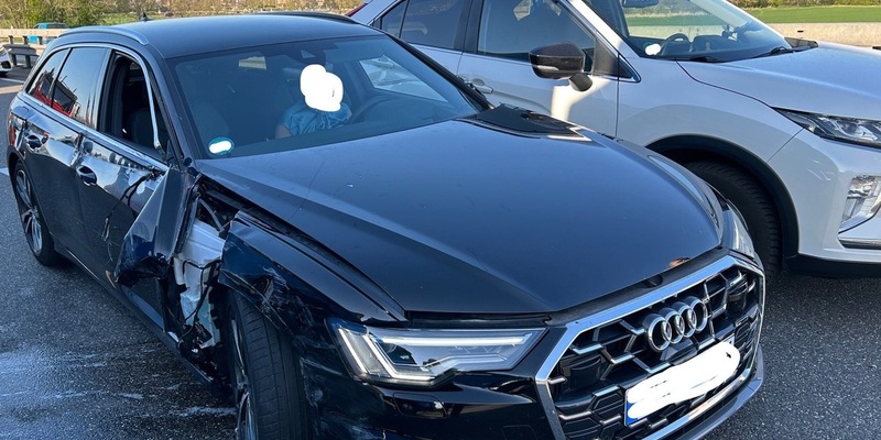 POL-PDLD: BAB 65 / Landau Zentrum - Verkehrsunfall mit hohem Sachschaden - Foto: presseportal.de