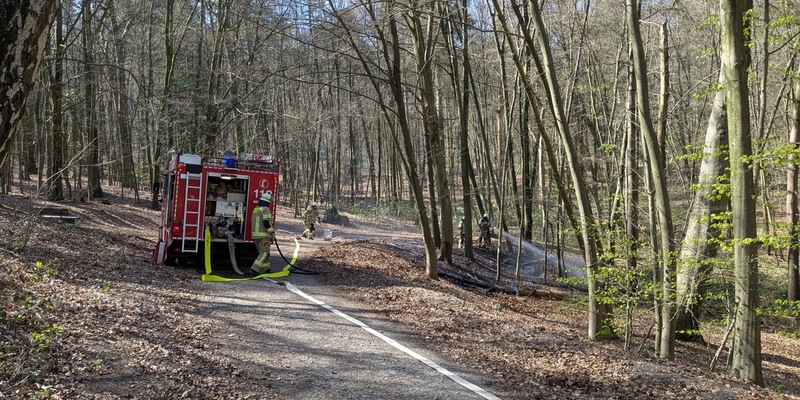 FW-KLE: Waldbrand am Sternberg schnell unter Kontrolle - Foto: presseportal.de