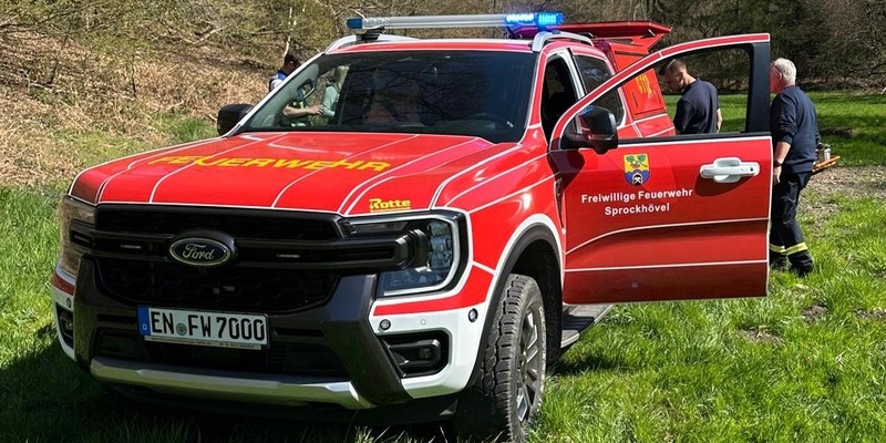 FW-EN: Unfall im Wald - Aufwendige Rettung durch Feuerwehr und Rettungsdienst - Foto: presseportal.de