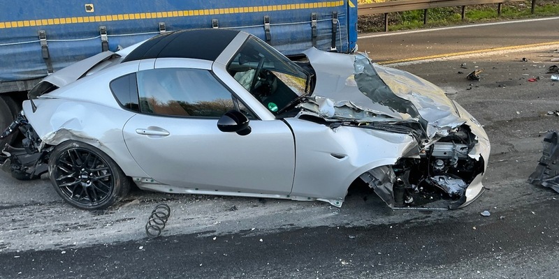 FW-BOT: Verkehrsunfall auf der Autobahn A2 in Bottrop - Foto: presseportal.de