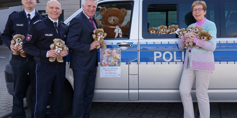 POL-LG: Kuschelige Trostspender für Kinder in Not - Foto: presseportal.de