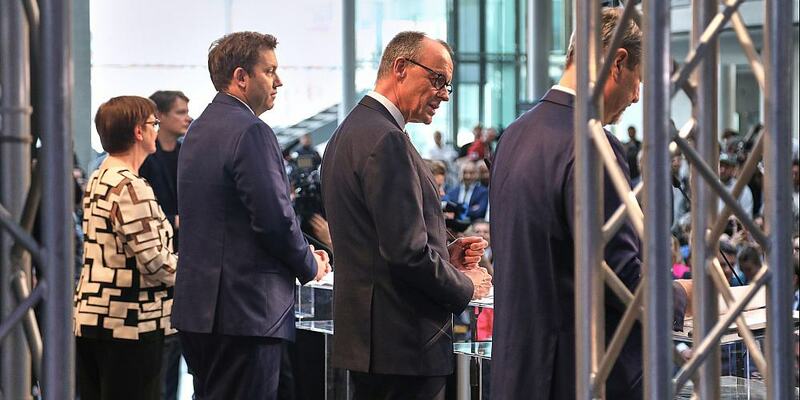 Bekanntgabe Einigung auf Koalition von CDU, CSU und SPD am 09.04.2025 - Foto: über dts Nachrichtenagentur