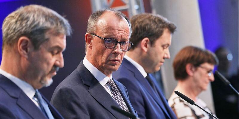 Bekanntgabe Einigung auf Koalition von CDU, CSU und SPD am 09.04.2025 - Foto: über dts Nachrichtenagentur