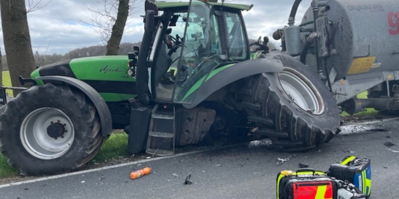 POL-CUX: Verkehrsunfall auf der L128 zwischen Wollingst und Osterndorf - Foto: presseportal.de