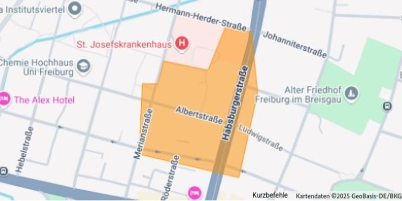 POL-FR: Erste Folgemeldung zu Freiburg: Fund einer Fliegerbombe in der Albertstraße - Hier: Entschärfung im Laufe des Abends geplant - Foto: presseportal.de