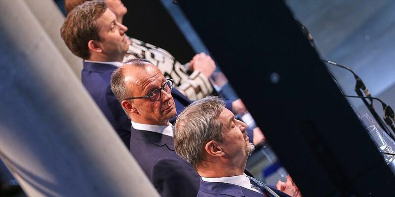 Esken, Klingbeil, Merz, Söder am 09.04.2025 - Foto: über dts Nachrichtenagentur