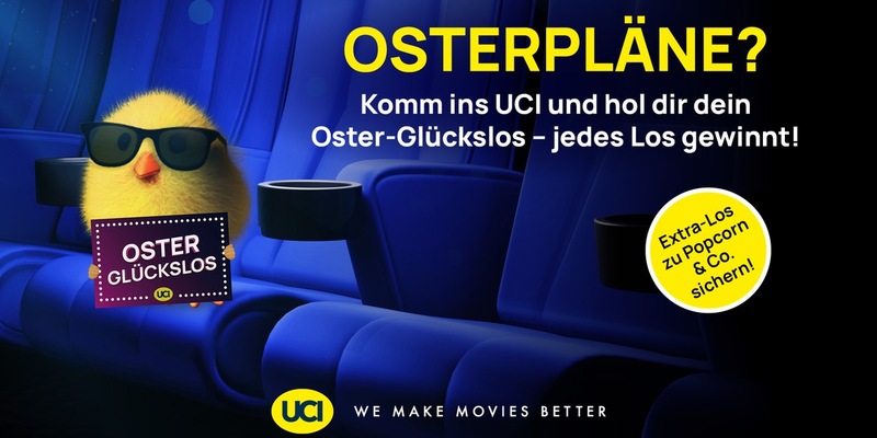 Osterglück für Groß und Klein: UCI lockt mit vielen Aktionen und Filmen in der Osterwoche ins Kino - Foto: presseportal.de