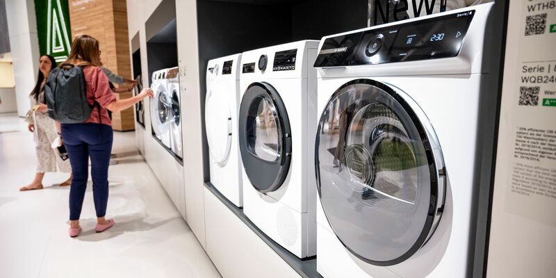 BSH-Geräte - Waschmaschinen liefen vergangenes Jahr relativ gut. (Archivbild) - Foto: Fabian Sommer/dpa