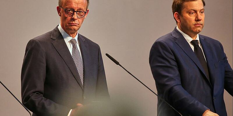 Friedrich Merz und Lars Klingbeil am 09.04.2025 - Foto: über dts Nachrichtenagentur