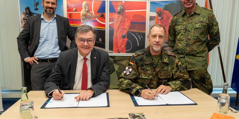 Kooperationsvereinbarung ABC-Abwehr/CBRN-Schutz: / Beitrag zur gesamtstaatlichen Sicherheitsvorsorge - Foto: presseportal.de