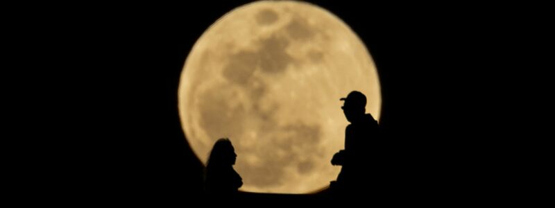 Runde Sache: Vollmond in Texas - Foto: Ringo Chiu/ZUMA Press Wire/dpa
