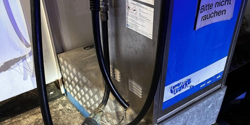 LPI-NDH: Gastankstelle beschädigt - Foto: presseportal.de