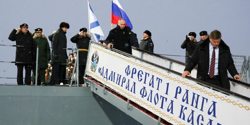 Die Aufrüstung der russischen Flotte lässt sich Kremlchef Putin im nächsten Jahrzehnt rund 87 Milliarden Euro kosten. (Archivbild) - Foto: ---/Pool Sputnik Kremlin/AP/dpa