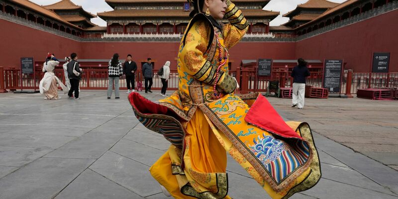 Peking schloss wegen eines Sturms auch die berühmte Verbotene Stadt. - Foto: Ng Han Guan/AP/dpa