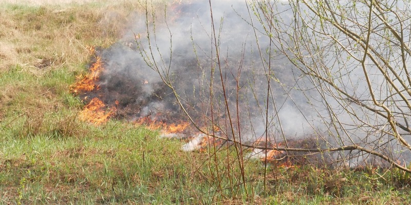FW Celle: Vegetationsbrand, Verkehrsunfall, Feuer in einer Garage - drei Einsätze innerhalb von 30 Minuten! - Foto: presseportal.de