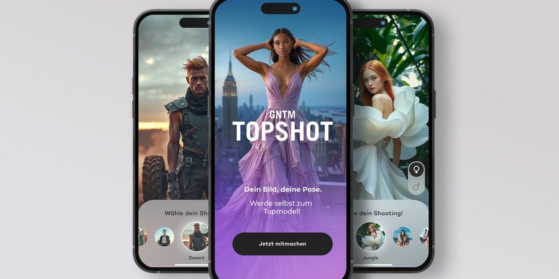 Groß angelegte Fanaktion GNTM TOPSHOT: Interaktives KI-Feature auf Joyn macht Fans selbst zu Topmodels! - Foto: presseportal.de