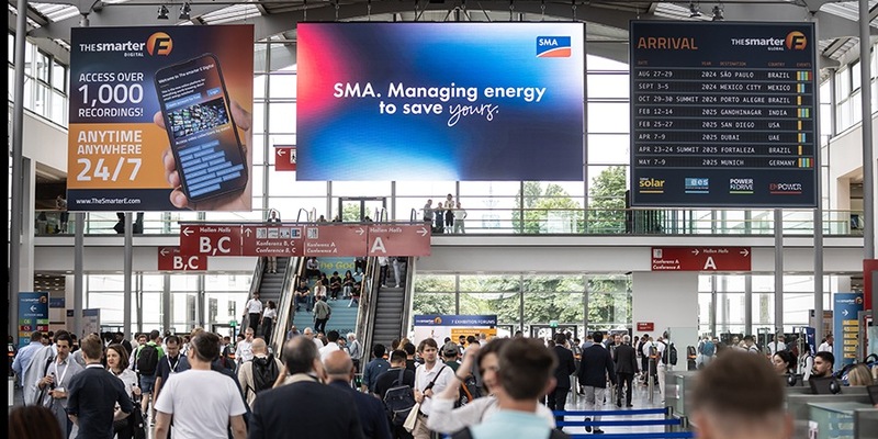 Kosten sparen, Ressourcen schützen: SMA zeigt auf der Intersolar Europe 2025, wie erneuerbare Energien smarter genutzt werden können - Foto: presseportal.de