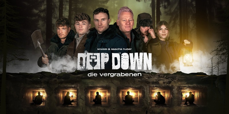 Willi Whey Lewinray Sascha Huber Knossi Ronny Berger Fibli Deep Down - Foto: Joyn, presseportal.de