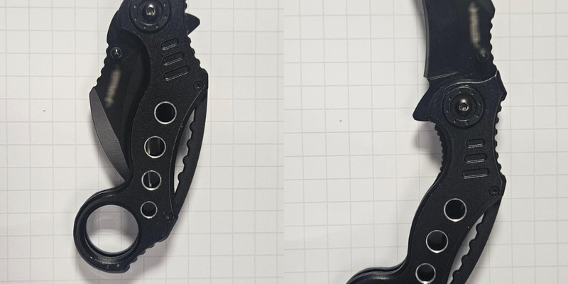 BPOL NRW: Bundespolizei stellt 23-Jährigen mit Karambit-Messer - Foto: presseportal.de