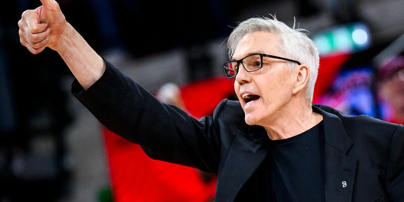 Gordon Herbert konnte sich über einen Sieg seines Teams freuen - Foto: Tom Weller/dpa