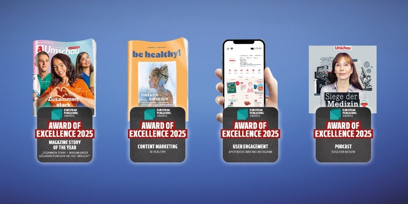 Vierfacher Erfolg für die Wort & Bild Mediengruppe bei den European Publishing Awards 2025 - Foto: presseportal.de