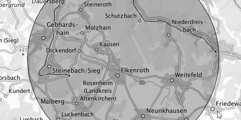 POL-PPKO: Einsatzmaßnahmen Weitefeld: Flugverbotszone eingerichtet - Foto: presseportal.de