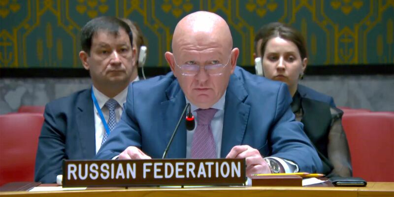 Russlands UN-Botschafter Nebensja dämpft Hoffnungen auf eine Waffenruhe in der Ukraine. (Archivbild) - Foto: -/UNTV/AP/dpa