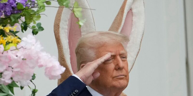 Großes Familienfest an Ostern im Weißen Haus. - Foto: Alex Brandon/AP/dpa