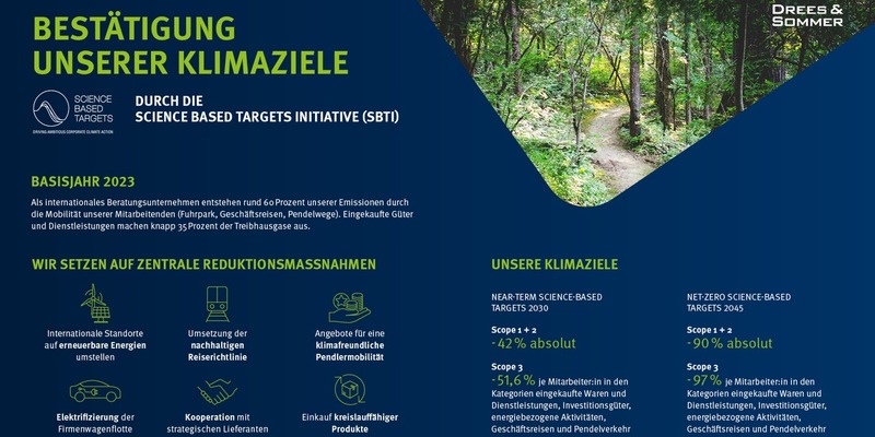 Drees & Sommer bekennt sich am Earth Day zu ambitionierten Treibhausgasreduktionszielen - Foto: presseportal.de