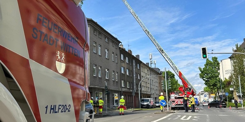 FW Witten: Wohnungsbrand in der Innenstadt - Foto: presseportal.de