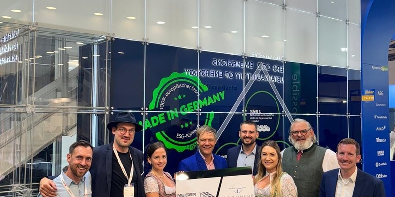 Premiere auf der Intersolar 2025: MEISER SOLAR präsentiert gemeinsam mit ANYWHERE.SOLAR das neue PV-Carport VOLTWING ECO - Foto: presseportal.de