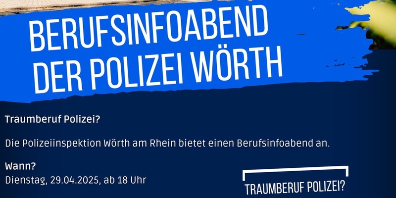 POL-PDLD: Berufsinfoabend Polizei Wörth - Foto: presseportal.de