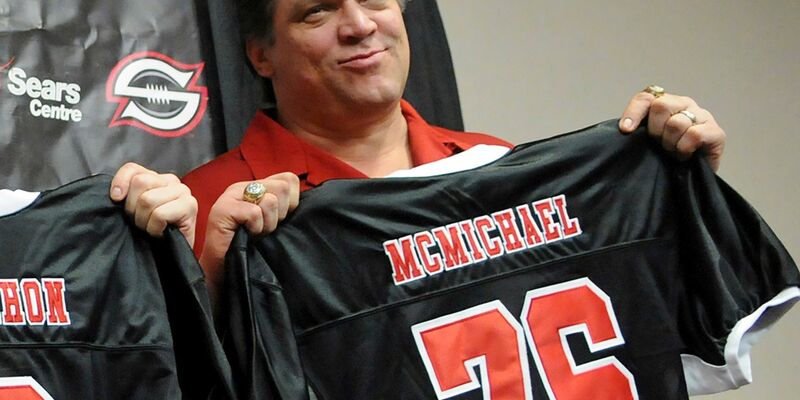 War nach seiner Karriere auch Trainer: Steve McMichael - Foto: John J. Kim/Chicago Sun-Times/AP/dpa