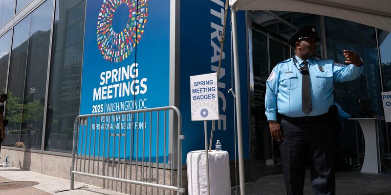 In der US-Hauptstadt Washington findet derzeit die Frühjahrstagung von IWF und Weltbank statt. (Archivbild) - Foto: Jose Luis Magana/AP/dpa