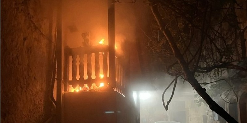 POL-PDLD: Kerze verursacht Brand - Foto: presseportal.de